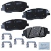 Bendix Priority1 CFC1385 Ceramic Front Brake Pads for Kia Borrego