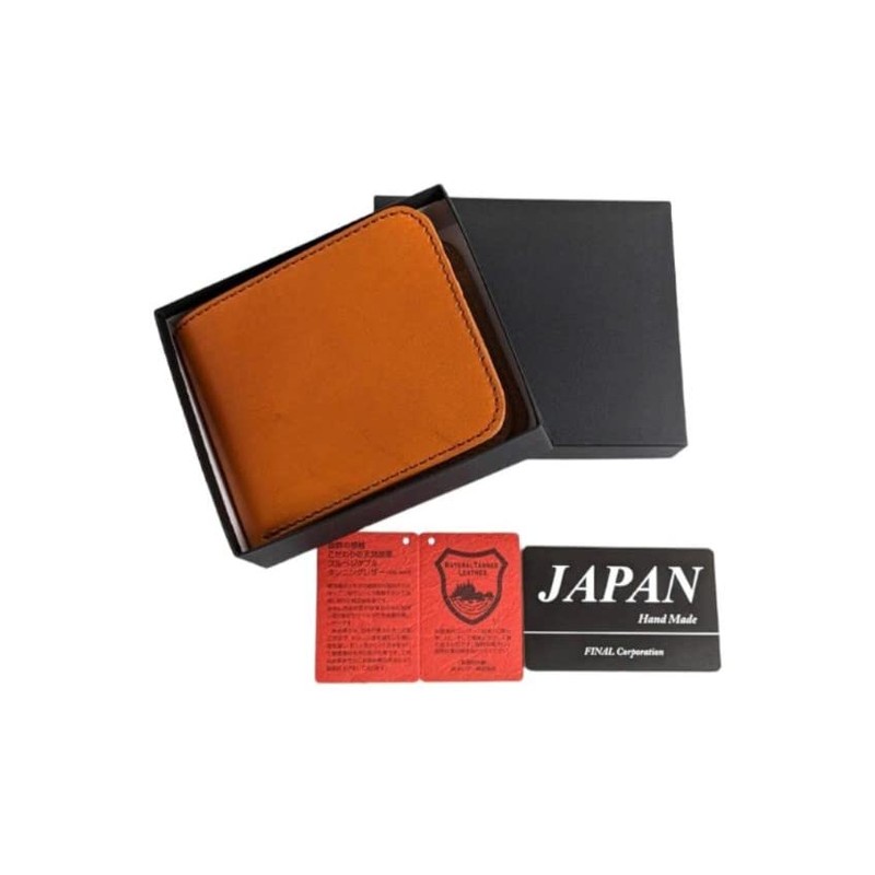 PLUS EIGHT ONE +81 Genuine Leather Bi-fold Wallet, Men's, Tochigi