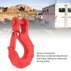 3/8 Inch Trailer Chain Hook, Alloy Steel 15T Breaking Force