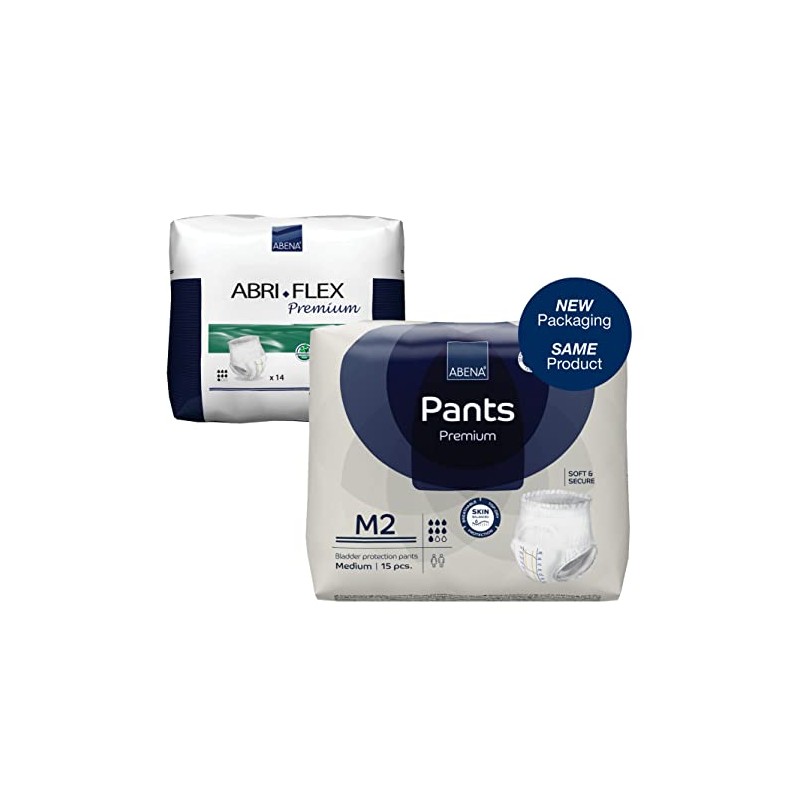 Abena Abri-Flex Premium Protective Underwear, Level 2, (Small To Extra