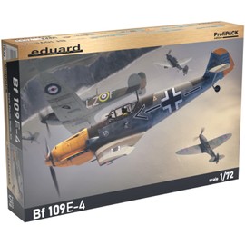 Eduard 1/72 Profile Pack German Air Force Bf109E-4 Plastic Model EDU7033