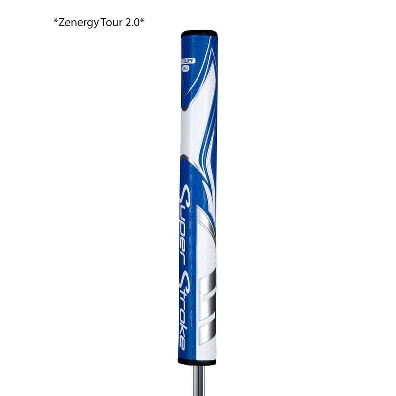 SuperStroke Zenergy Tour Putter Grip Blue/White 1.0