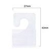 Jomevia Clear Self Adhesive Hang Tabs Hooks Plastic Display Hand