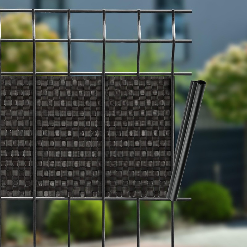 KADAX Privacy Screen Strips Clamp Bars Plastic Mounting Clips Clamp