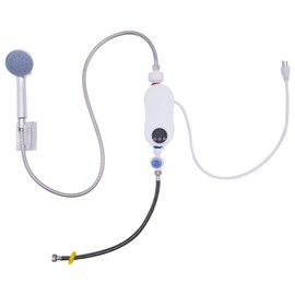 WOHAIPA Tankless Mini Hot Water Heater Under Sink, 110V Instant Electric Water Heater w/Digital Display, Constant Temperature Washing and Heating, Safe and Durable, for Kitchens, Bathrooms, and RV