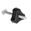 MOUMOUTEN T Nut Rail, T-Nut Clamp Woodworking Tool, Black