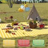 HL] 12-Person Foldable Picnic Mat Camping Red / ONESIZE