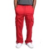 G-Style USA Men's Solid Fleece Heavyweight Cargo Pants FL77 -