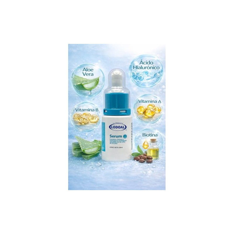 Sérum Hidratante Fortalecedor De Uñas Lodoal,20 ML