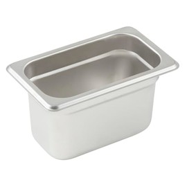 Winco Anti-Jamming Steam Pan, 1/9 by 4-Inch, 24-Gauge