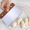 DAWRIS Premium Dough Card Dough Scraper Made of Stainless Steel