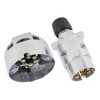 Trailer Plug Socket Kit Aluminum Alloy DC12V 7 Pin Plug