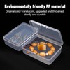 Aimeke Pack of 6 Plastic Storage Boxes with Lid, Small