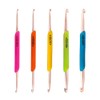 BIUTEFOR Crochet Set, Double Hook, Yarn, DIY Tools, Soft Rubber,