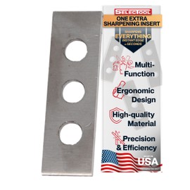 Replacement Blade for Knife Sharpener - High-Performance Carbide Blade for Kitchen Knives, Pocket Knives, Scissors, Tools, EDC Gadgets, Hunting & Fishing - Durable, Easy to Install, Made in USA