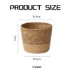 PRATYAHARA Straw Weaving Flower Plant Pot Wicker Basket Rattan Flowerpot