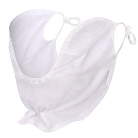 Face Cover, Neck Guard, Face Mask, UV Protection, 98%, UPF50, Cooling Sensation, Sun Protection, Ear Strings, UV Protection, Quick Drying, White