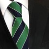 TigerTie Designer Silk Tie in Striped - Tie Width 8