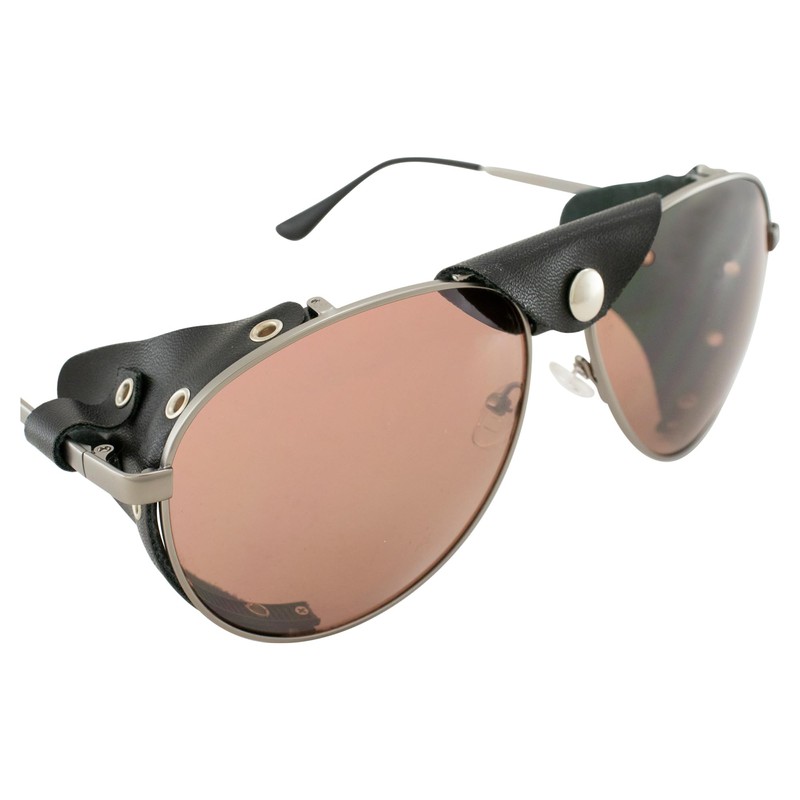 Global Vision Aviators Motorcycle Sunglasses w/Side Shields Gunmetal Frames w/Driving