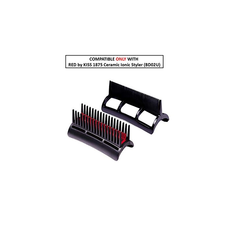 Red by Kiss Detangler Pik 2 Piece Comb Set for