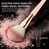 CLRDZN 70Pcs Makeup Brushes Set, Pink Professional Makeup Brush Set