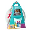Stitch 3pcs Reusable Bicolor Premium Kids Dinner Tableware Set Plate,
