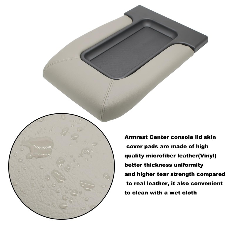 NHILES Center Console Lid Replacement Kit for 1999 2000 2001