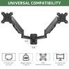 UPGRAVITY Dual Monitor Wall Mount, Double Monitor Wall Stand for