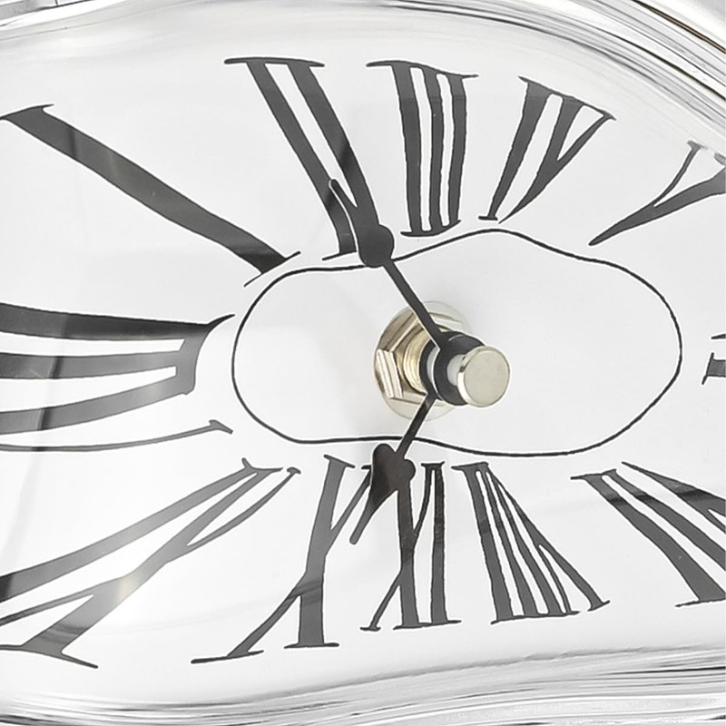 Ieron Distorted Table Clock Decorative Salvador Dali Style Watch Melted