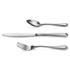 New Star Foodservice 58864 Slimline Pattern, 18/0 Stainless Steel, 36-Piece