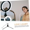 LALAFINA 1 Set Desktop Tripod Fill Light Brightness LED Ring