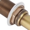 Popup Drain Stopper, Brass Bathroom Sink Drain Stopper, Antique Color