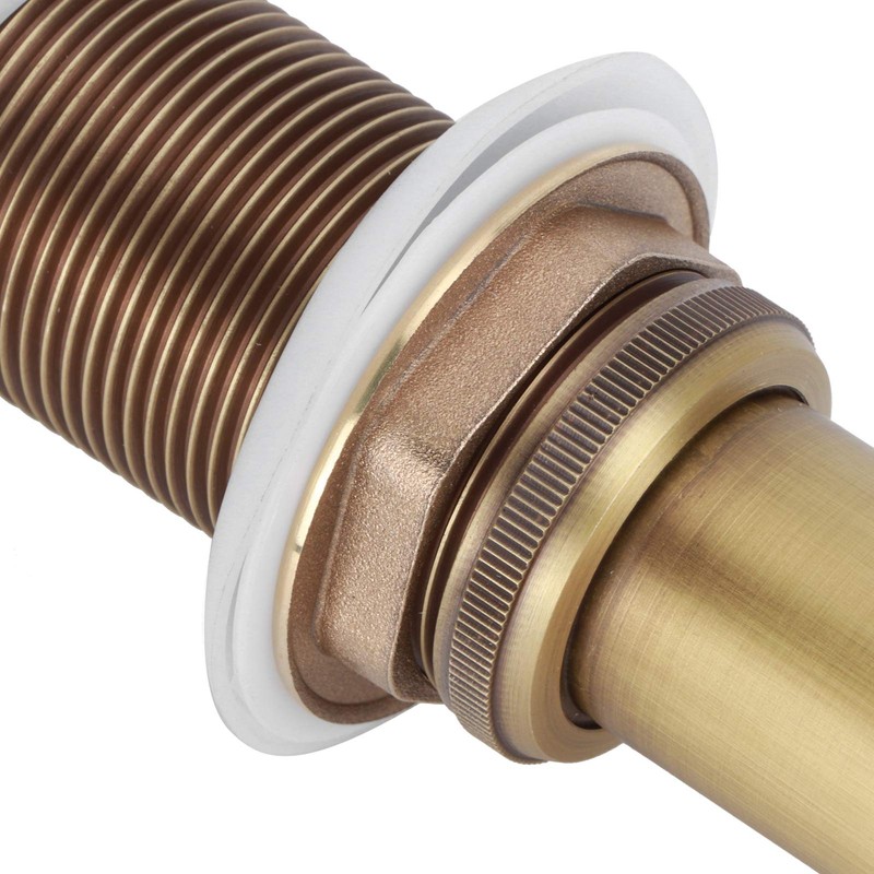 Popup Drain Stopper, Brass Bathroom Sink Drain Stopper, Antique Color