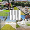 2 Pack Hot Dipped Galvanized Wood Post Mount Tower/Vinyl Fence