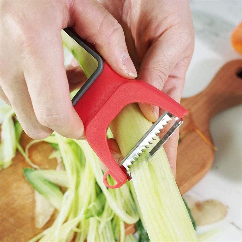 Vegetable Fruit Peeler 3-Pack Stainless Steel Melon Planer Original Vegetable
