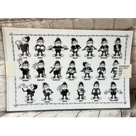 Label & Learning ASL Educational Placemat Kit:Basic/food