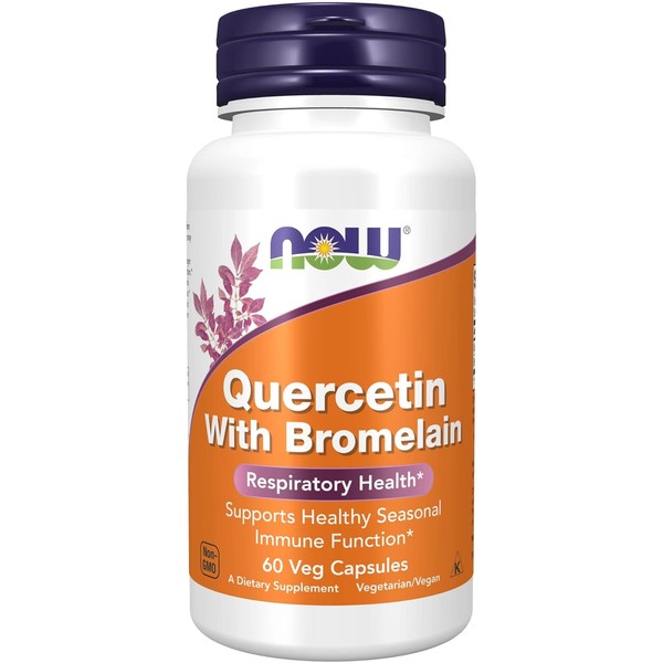 NOW Foods Supplements, Quercetin with Bromelain, Balanced Immune System*, 240