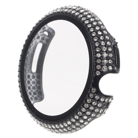 SHINEOFI PC Rhinestone Protective Cover for Pixel Watch Scratch Watch Installation Full Access to Buttons Durable Lightweight Design