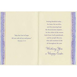 Designer Greetings So Blessed Hummingbird Religious Easter Card