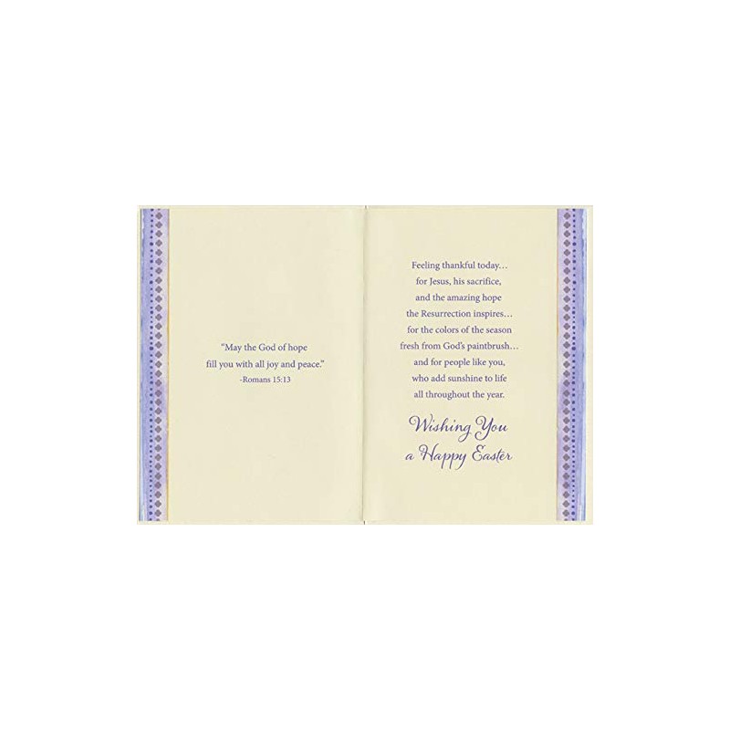 Designer Greetings So Blessed Hummingbird Religious Easter Card