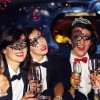 6pcs Máscara Para Mujer Encaje Carnaval Mardi Gras Disfraz Negro