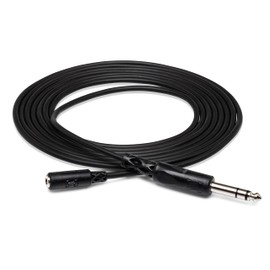 Hosa Headphone Extension Cords, 3.5 mm 1/4" TRS, 10 Feet (MHE310)