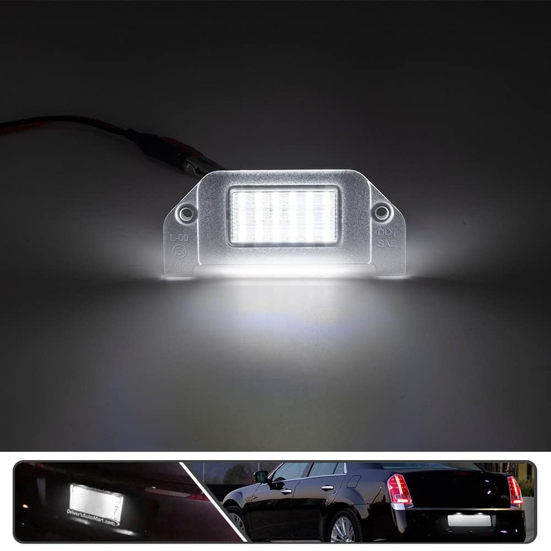 Mingrui test 2Pcs LED License Plate Lights Number Lamp for