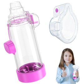 Soft Silicone Inhaler Spacers for Adults and Kids - Fun and Colorful Nessi OTC Spacer (Kids-Purple)