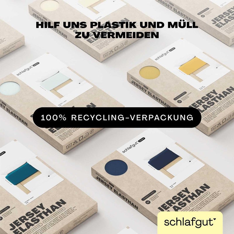 Schlafgut Easy Jersey Elastane Fitted Sheet 120 x 200 to