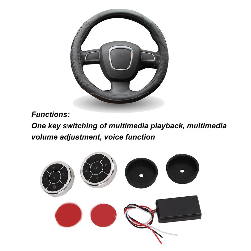 10 Keys Car Steering Wheel Control Button Volume Adjustment Handsfree