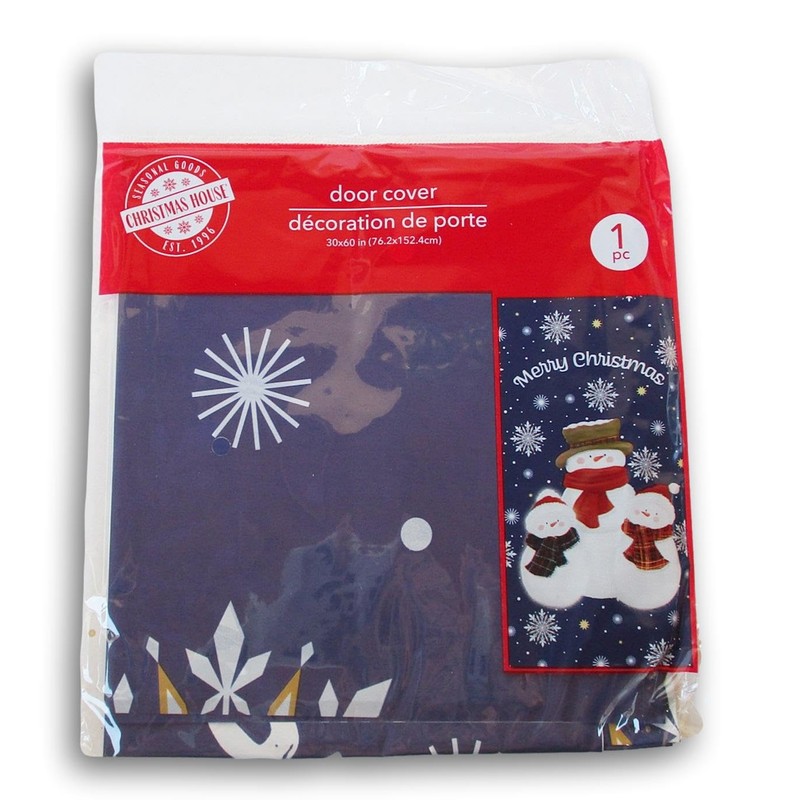 Christmas Holiday Decorative Door Panel Cover - 30 x 60