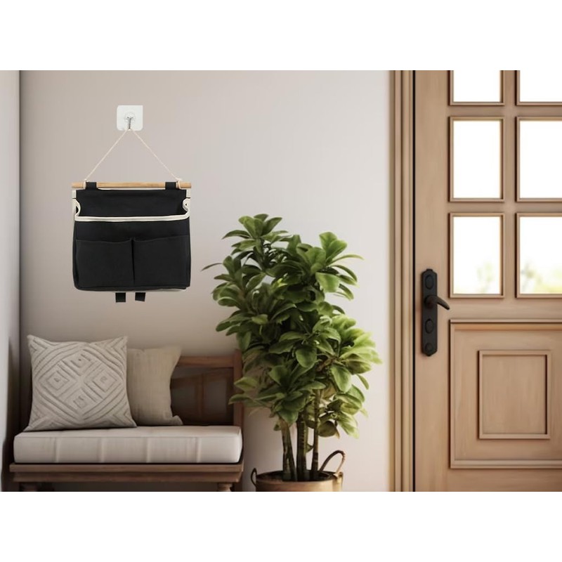 Kellegour 3 Pieces Wall Hanging Storage Bag with Pockets,Wall Hanging