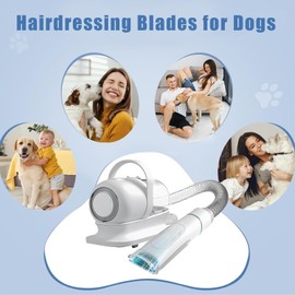 TGSBHIO 3PCS Replacement Blade for nebot P1 Pro Pet Grooming Kit & Vacuum,Size-10 Cut Length 1/50"(0.5mm),Made of Ceramic Blade & Stainless Steel Blade