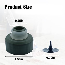 1 Pack Solution Tank Cap 440012803 Compatible with Hoover PowerDash Pet, SmartWash and FloorMate Jet,Replacement Hoover Carpet Cleaner Cap Compatible with FH50700 FH50702 FH50703I FH50710 Parts (1)